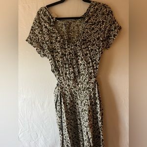 NWT| A New Day Green Floral Maxi Dress SIZE MEDIUM